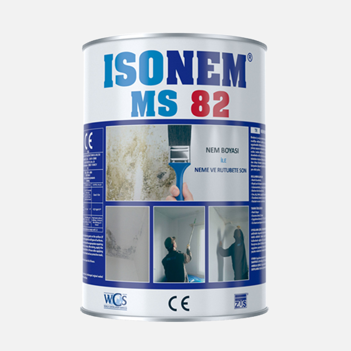    İsonem 5 KG Ms 82 Nem Boyası Beyaz 