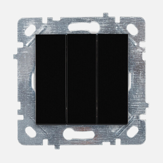 Selene Siyah 3'lü Anahtar Mekanizması