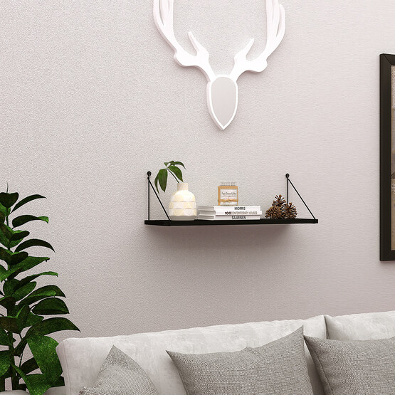 Endpa Armoni 1 Raflı Set 30x72 cm Siyah