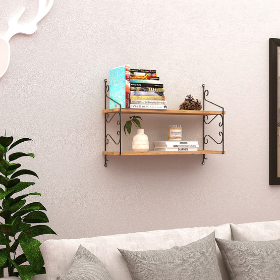 Endpa Seramoni 2 Raflı Set 20x72 cm Antik Çam