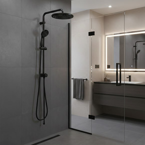 Grohe Vitalio Start 250 Siyah Duş Sistemi