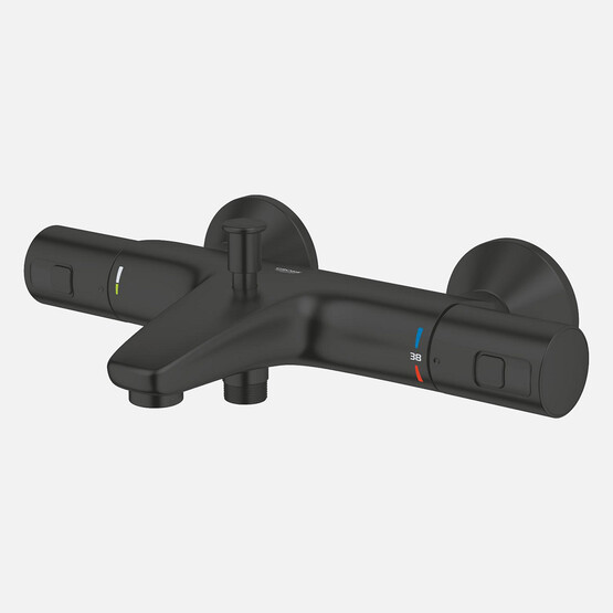 Grohe Precision Start Siyah Termostatik Banyo Bataryası Siyah