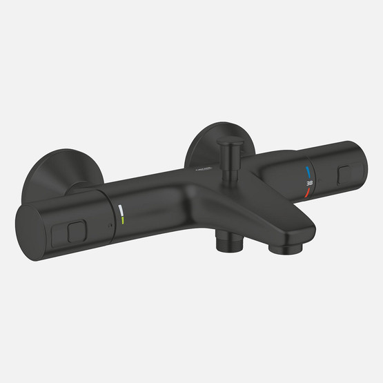 Grohe Precision Start Siyah Termostatik Banyo Bataryası Siyah