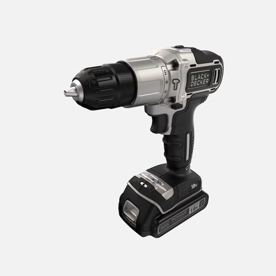    Black&Decker BDCHD18SC2K-QW Silver Li-ion 18V 1.5 Ah Çift Akülü Darbeli Matkap Vidalama 