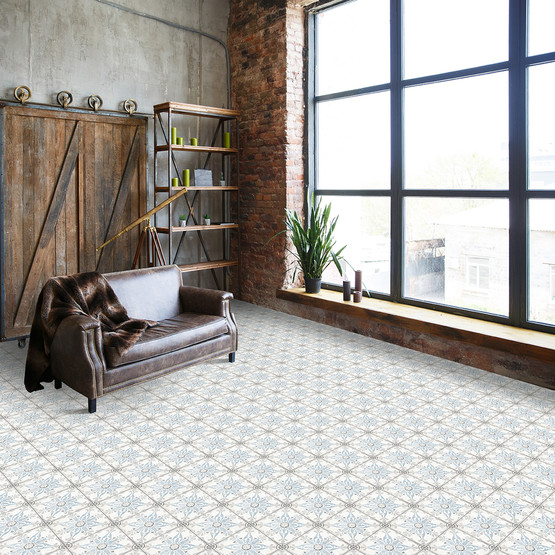 Ege Seramik Cybele Karo Mavi 20 x 20 cm 0,72 m2