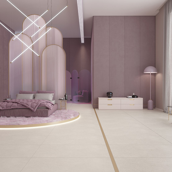 Duratiles Galeria Beyaz Sırlı Granit 60x120Cm 1,44 m2