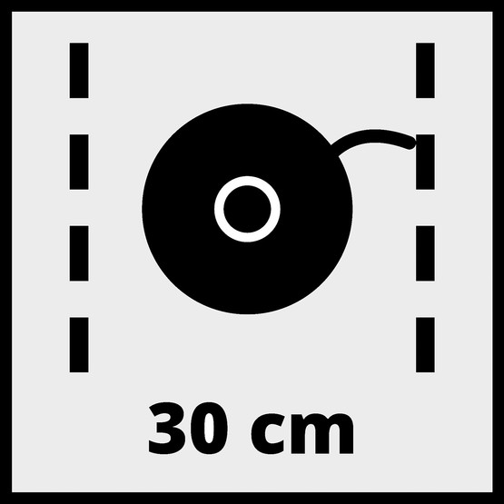 Einhell GE-CT 18/30 Li Solo 30 cm Akülü Kenar Kesme Makinesi (Akü ve Şarj Cihazı Dahil Değildir) 