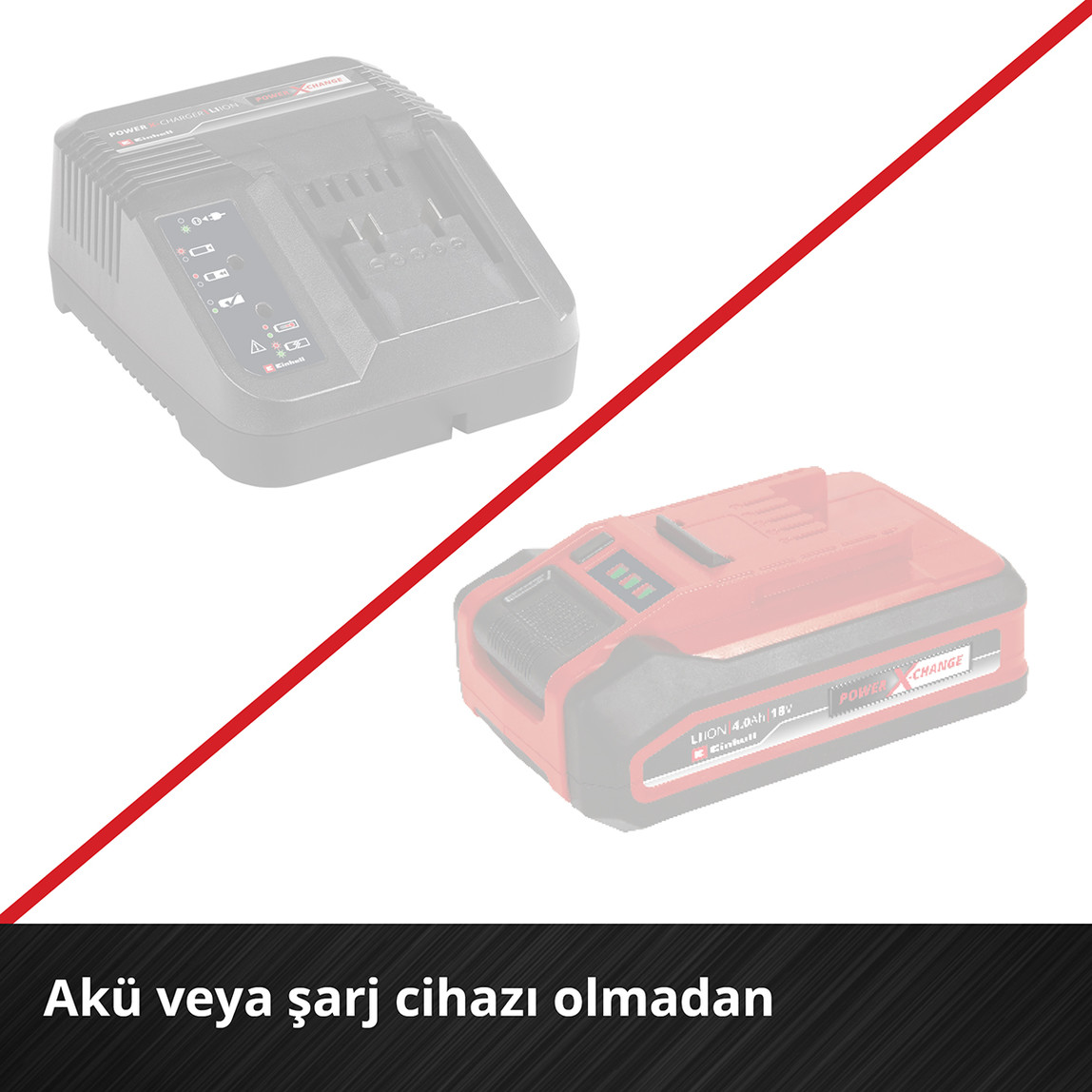    Einhell GE-CT 18/33 Li E-Solo Akülü Kenar Kesme Makinesi (Akü ve Şarj Cihazı Dahil Değildir)
  