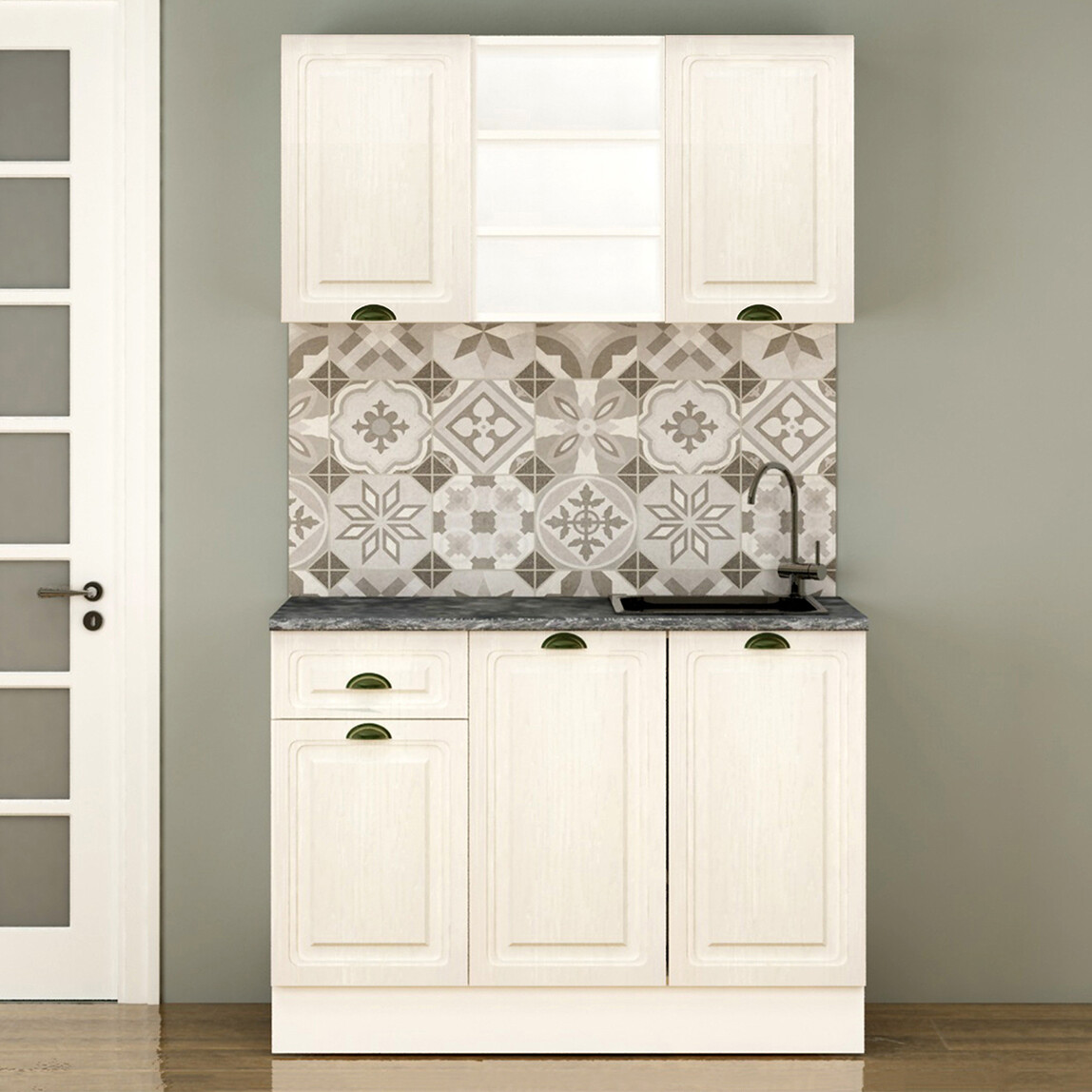    Fly Mini Mutfak Dolabı Dişbudak  120cm 