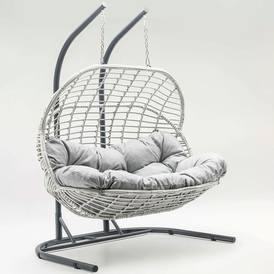 Makrome Örgülü Çift Salıncak