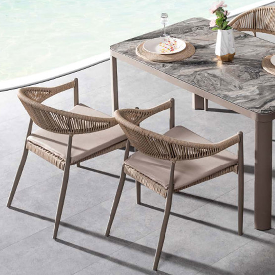 Lena Bahçe Sandalyesi Kahve