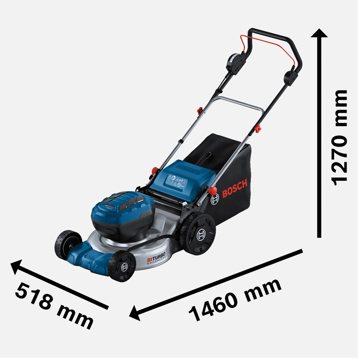    Bosch GRA 18V2-46 Profesyonel Akülü Çim Biçme Makinesi  