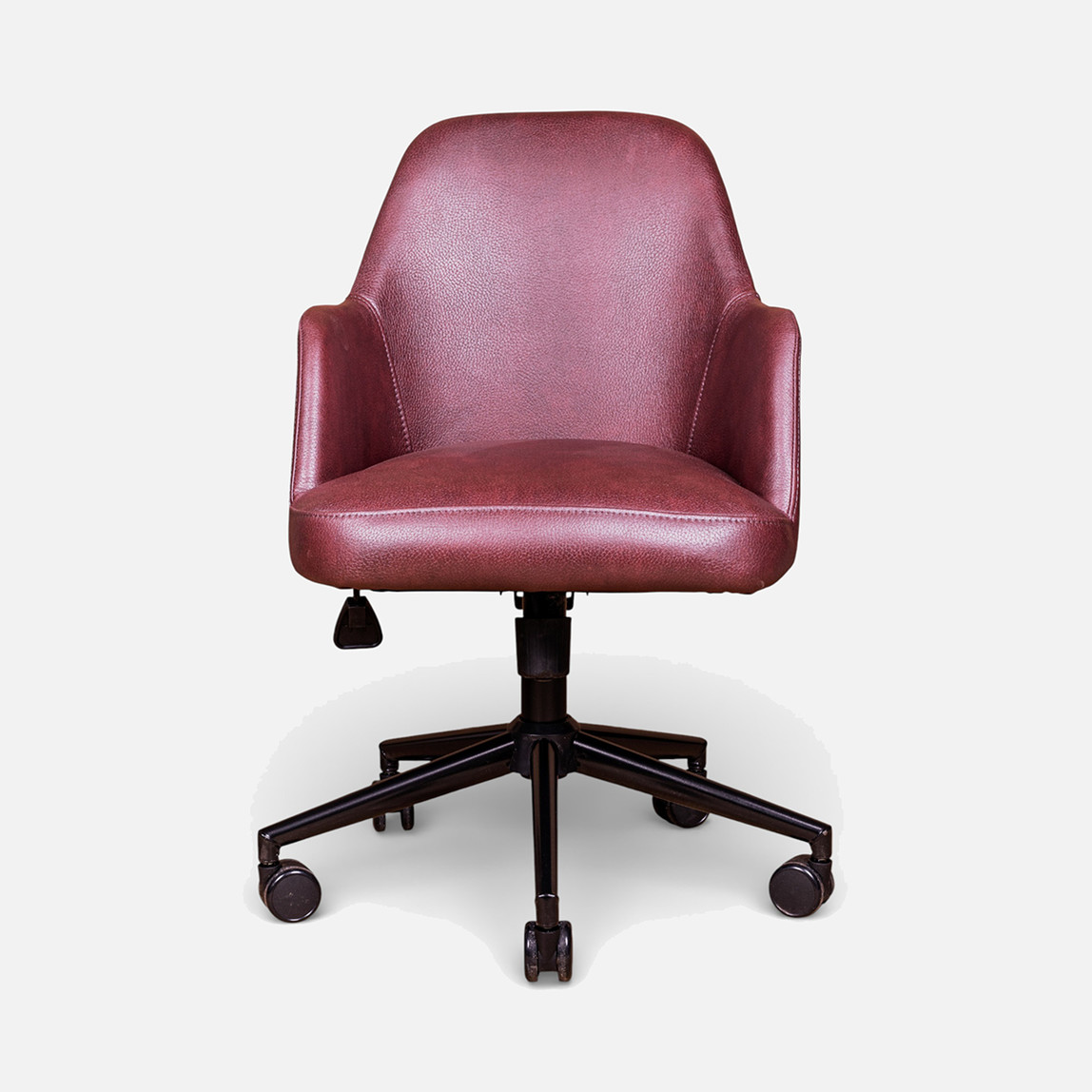    X-Rain Casena Orion Metal Ayaklı Suni Deri Çalışma Koltuğu Bordo 