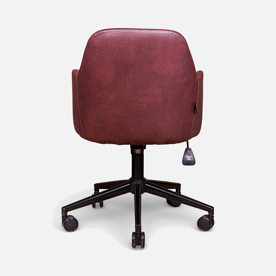 X-Rain Casena Orion Metal Ayaklı Suni Deri Çalışma Koltuğu Bordo