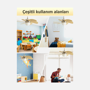 Dlc Mistral Tavan Vantilatörü Gümüş 76 Cm
