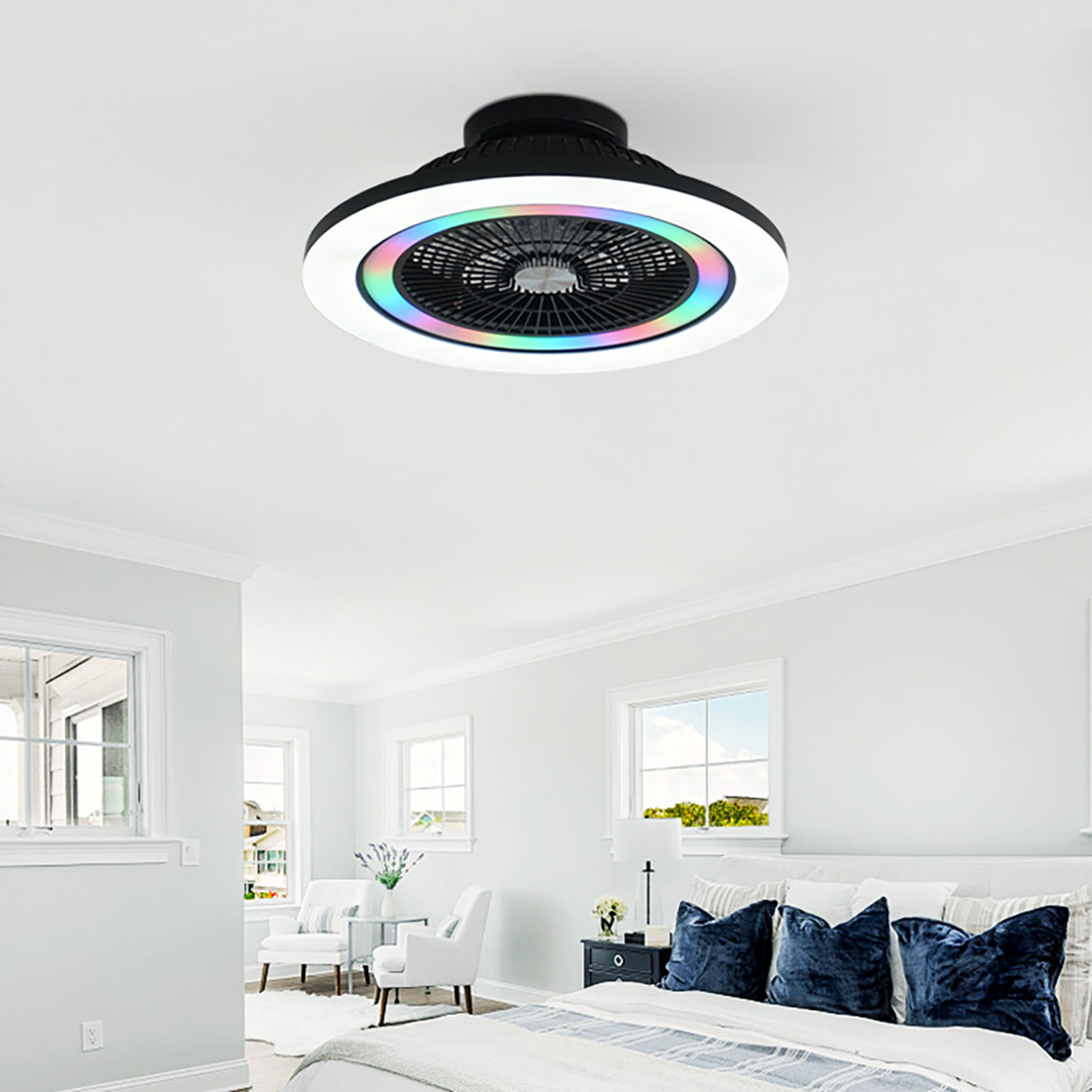    Dlc Ovest Rgb Led Kumandalı 58 cm Tavan Vantilatörü 