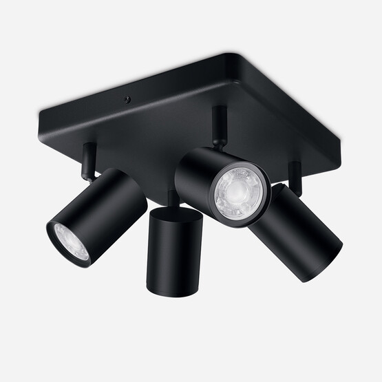 Wiz 5 W Siyah 4'lü Sıva Üstü Spot