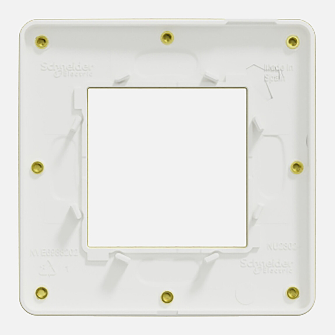    Schneider NU280259M Tekli Çerçeve Altın Beyaz 