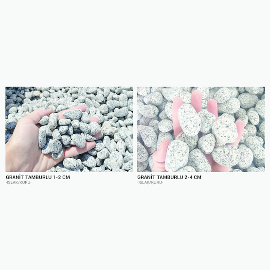 Güzelbahçe 10 Kg Doğal Taş Granit Tamburlu 1-2 cm