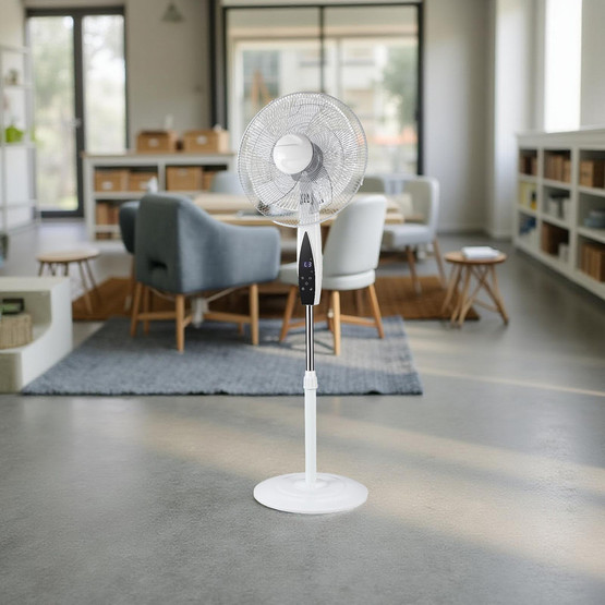 Dlc FS-K45BR 65 Watt Zaman Ayarlı Kumandalı Ayaklı Vantilatör Beyaz
