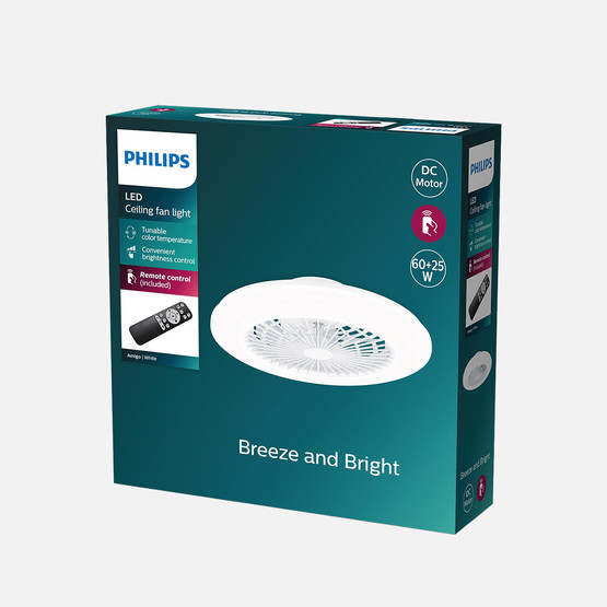Philips Amigo Tavan Vantilatörü 60W+25W