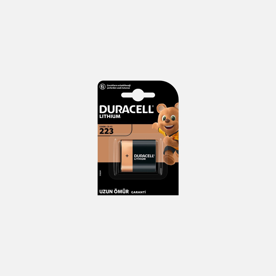    Duracell 223 CR-P2 6V Lityum Fotoğraf Pili 