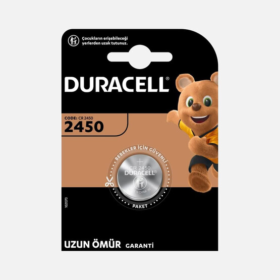 Duracell CR2450 3 Volt Lityum Tekli Düğme Pil