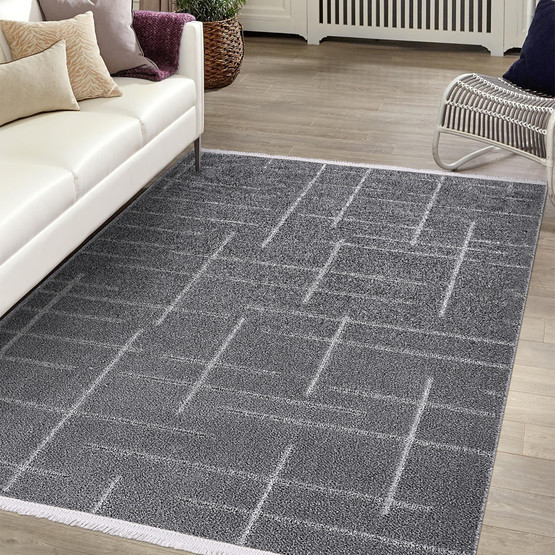 Crea Leyla 9336GRK Halı 80x300 cm