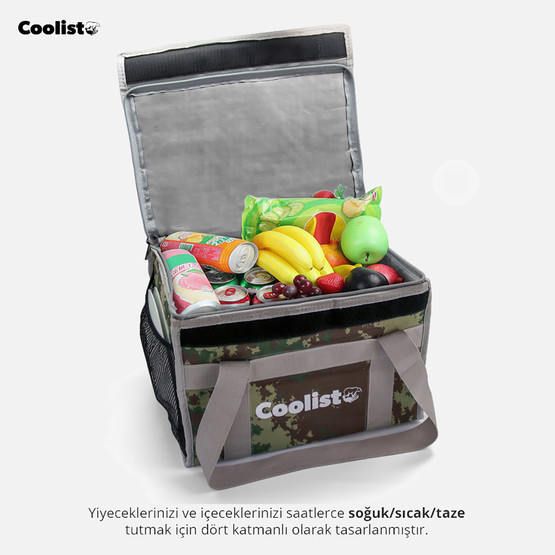 Coolist CL36C Bez Buzluk Termal Çanta Kamuflaj