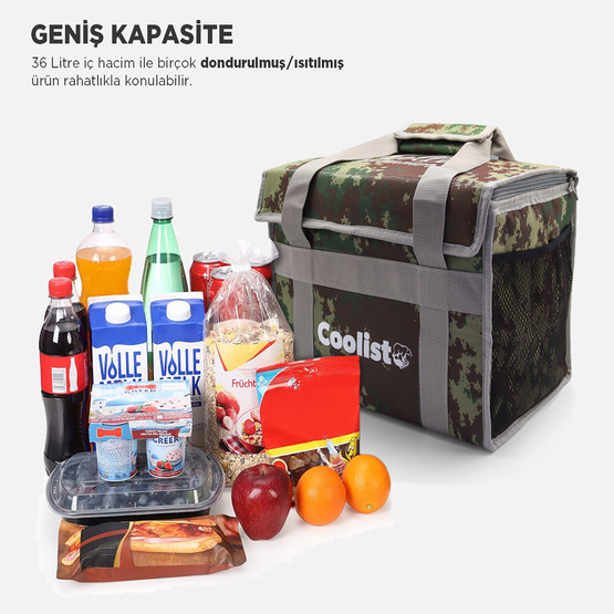 Coolist CL36C Bez Buzluk Termal Çanta Kamuflaj