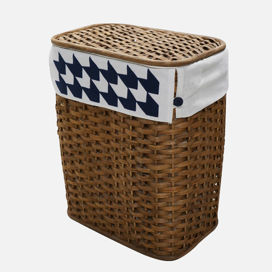 Rem Soft Hasır Sepet Büyük Boy Kahve