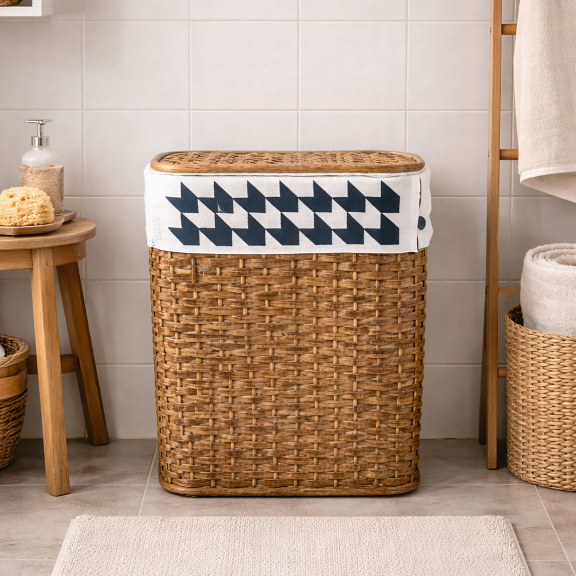    Soft Hasır Sepet Kahve 53 cm 