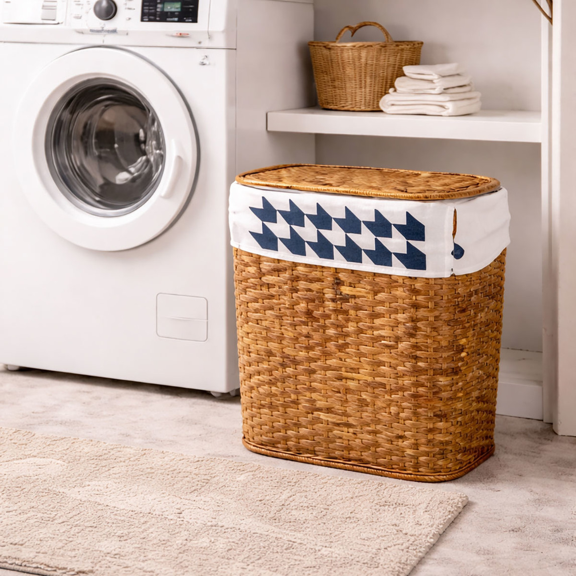    Soft Hasır Sepet Kahve 53 cm 