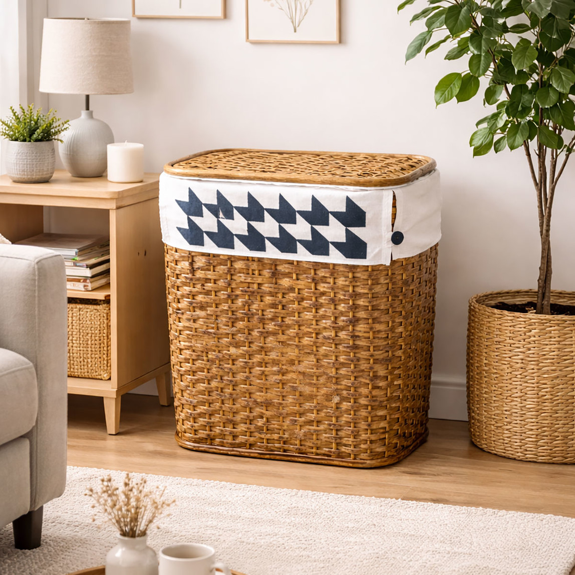    Soft Hasır Sepet Kahve 53 cm 