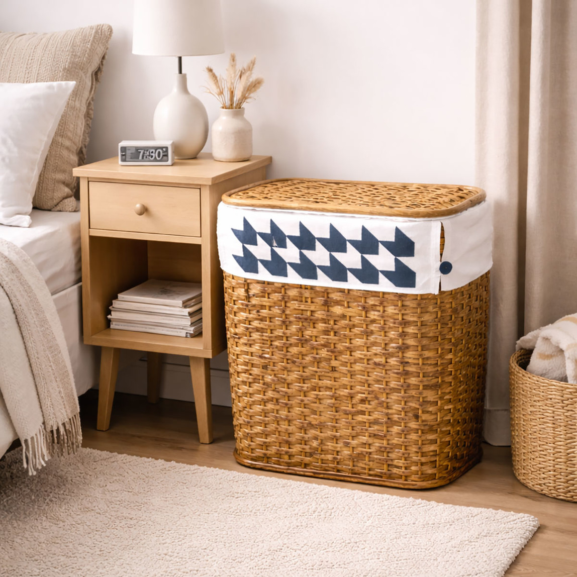    Soft Hasır Sepet Kahve 48 cm 