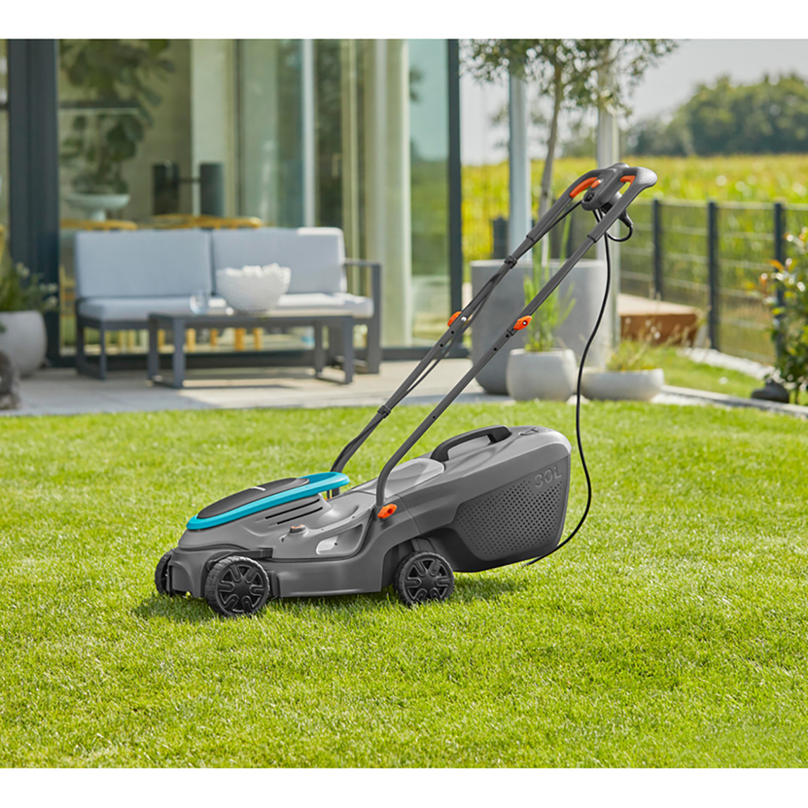    Gardena Powermax 32E Elektrikli Çim Biçme Makinesi 
