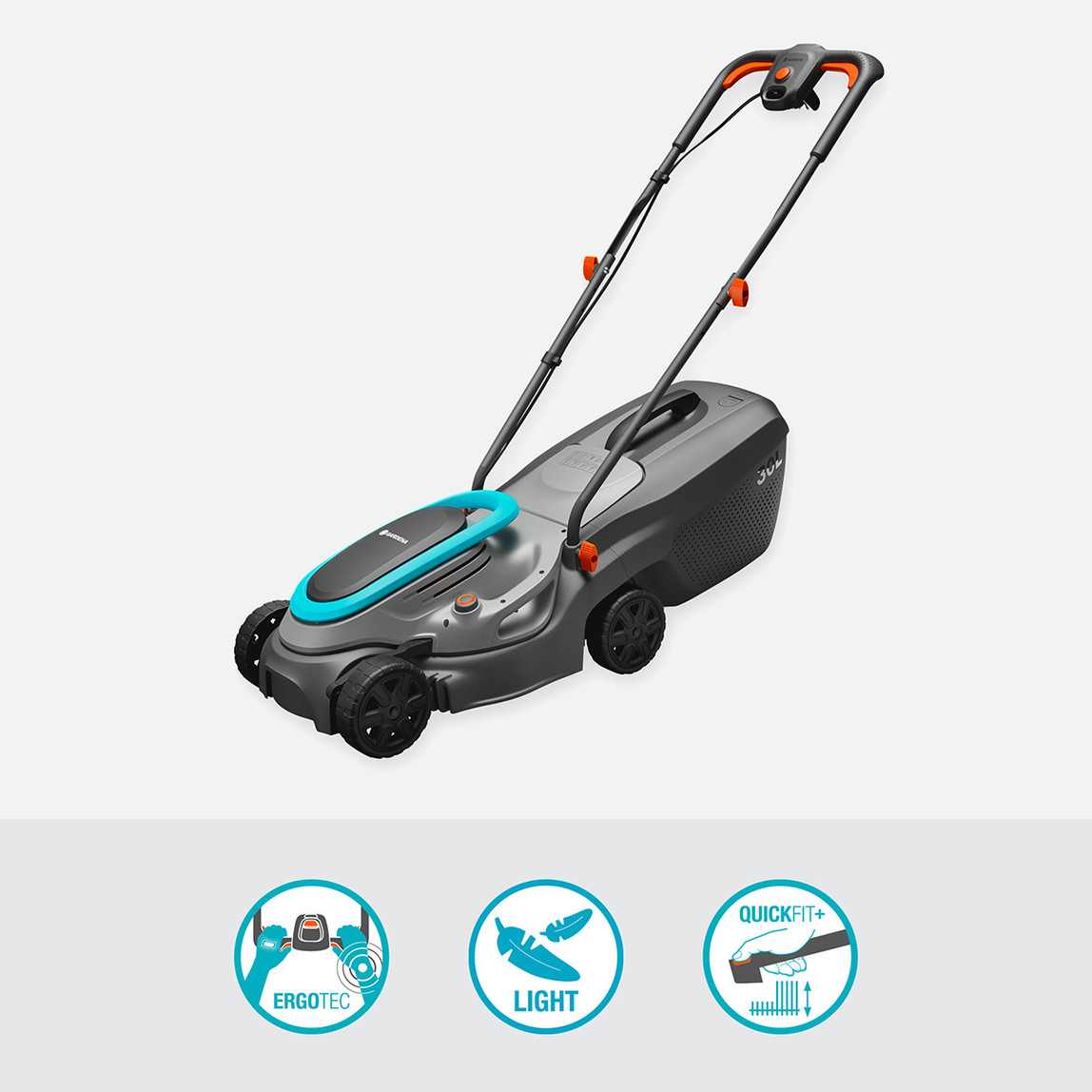    Gardena Powermax 32E Elektrikli Çim Biçme Makinesi 