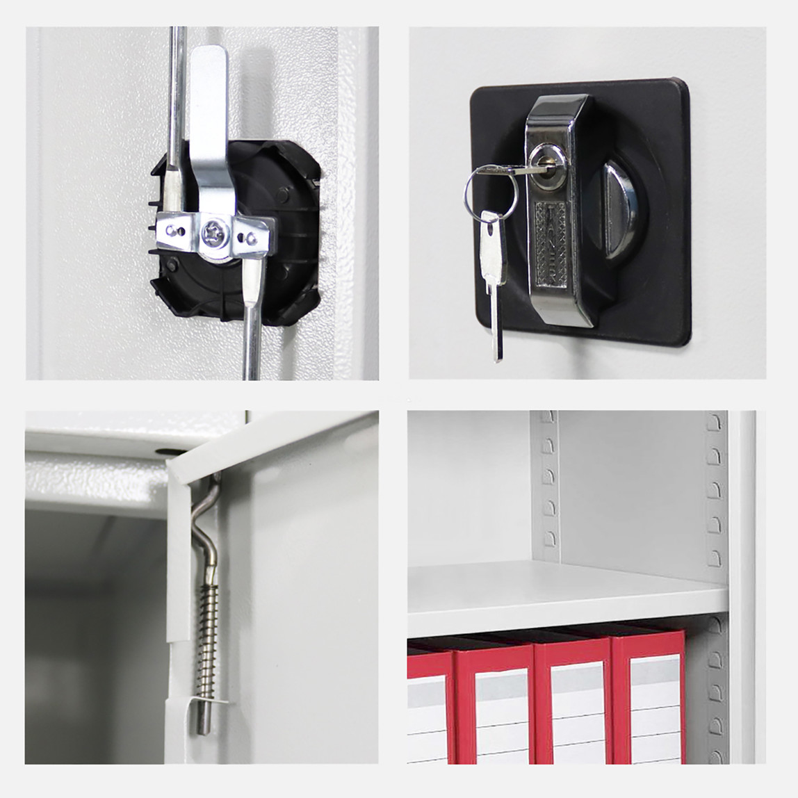    Jessan Metal Dosya Dolabı Gri 