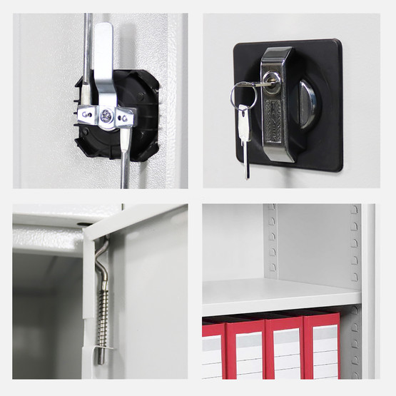 Jessan Metal Dosya Dolabı Gri