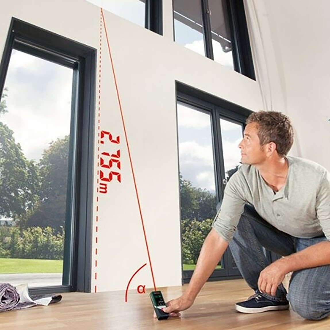    Bosch Advanced Distance 50C Dijital Lazerli Uzaklık Ölçer 
