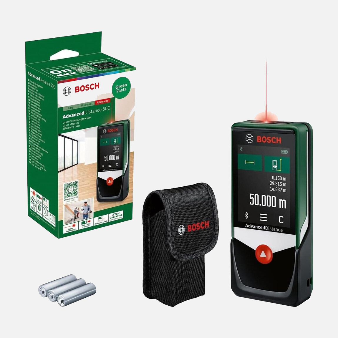    Bosch Advanced Distance 50C Dijital Lazerli Uzaklık Ölçer 
