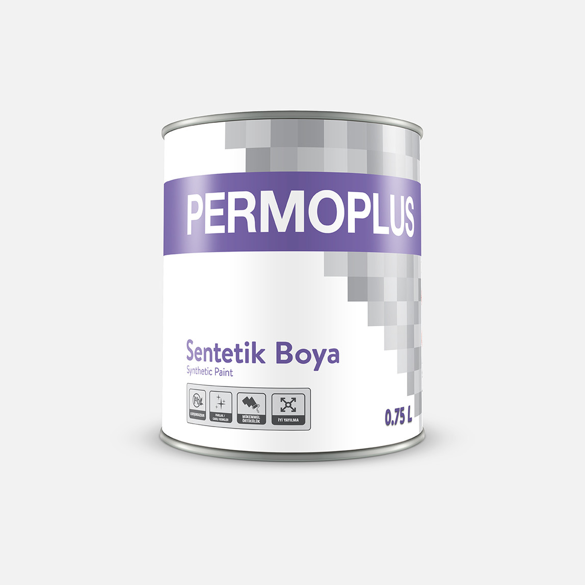    Permoplus 0,75 L Sentetik Boya Beyaz 