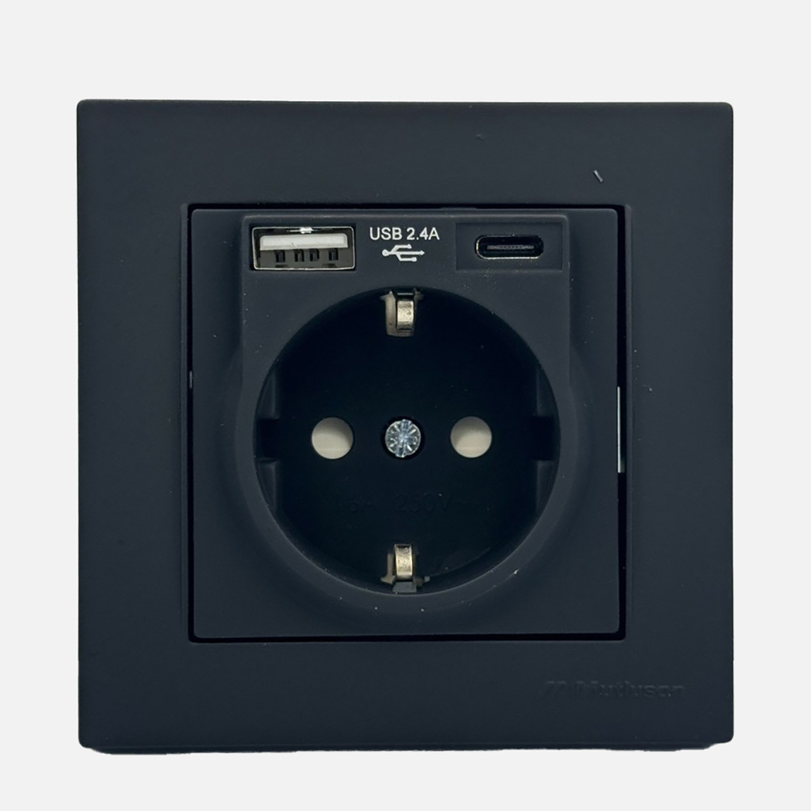    Rita USB Type-C Priz Siyah 