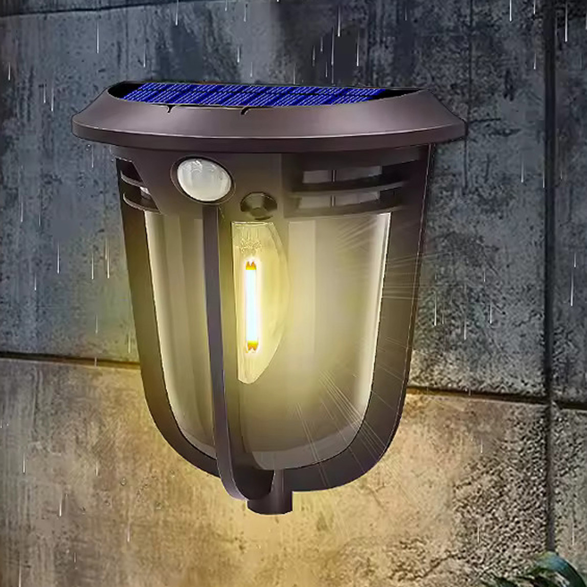    Greentech Güneş Enerjili Hareket Sensörlü Led Aplik 