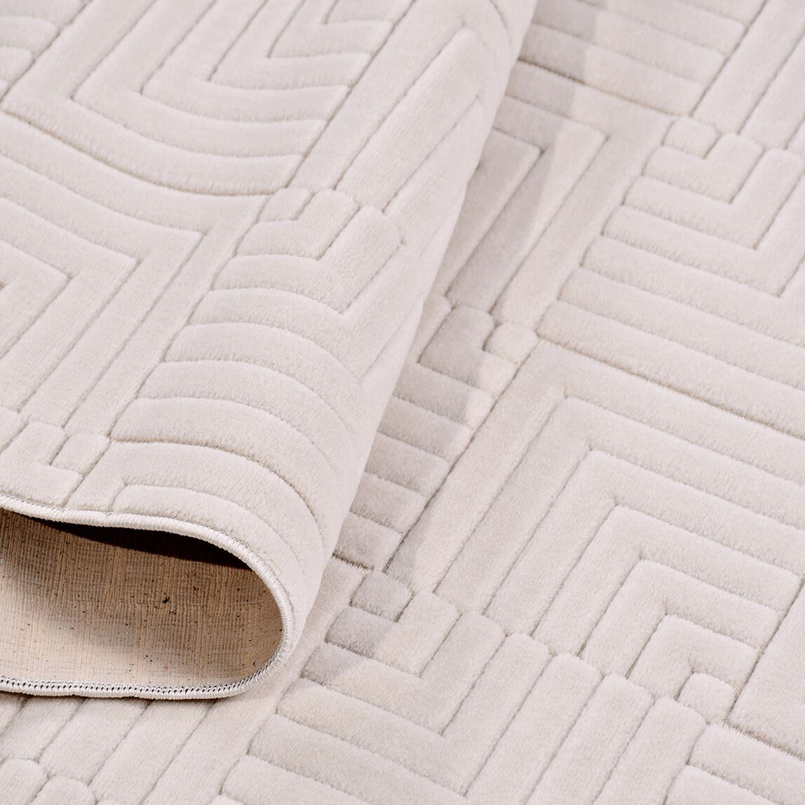    Crea Hawaii HP02 Halı Beyaz 80x300 cm 