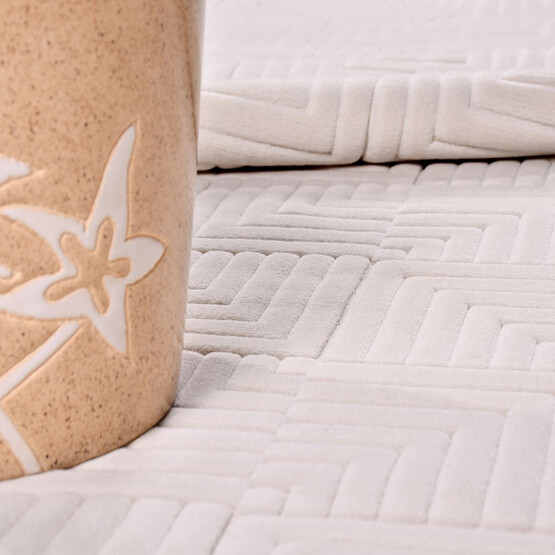 Crea Hawaii HP02 Halı Beyaz 80x300 cm