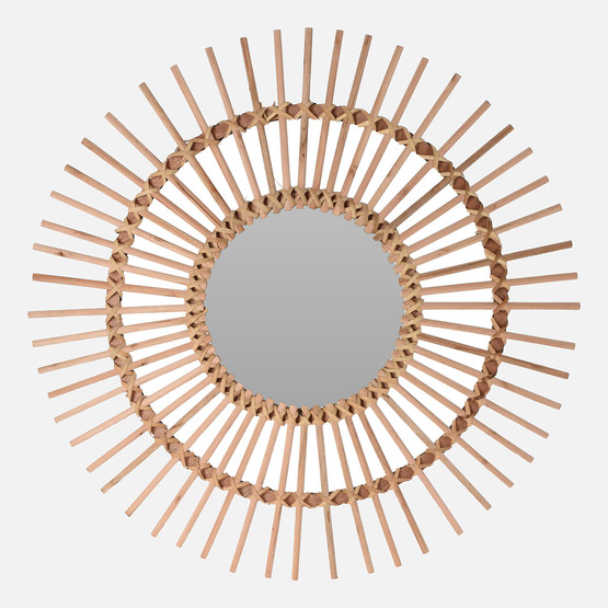 Wood Ayna Naturel 78 cm