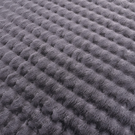 Crea Antrasit Mantar Post Ebatlı Halı 80x250 cm