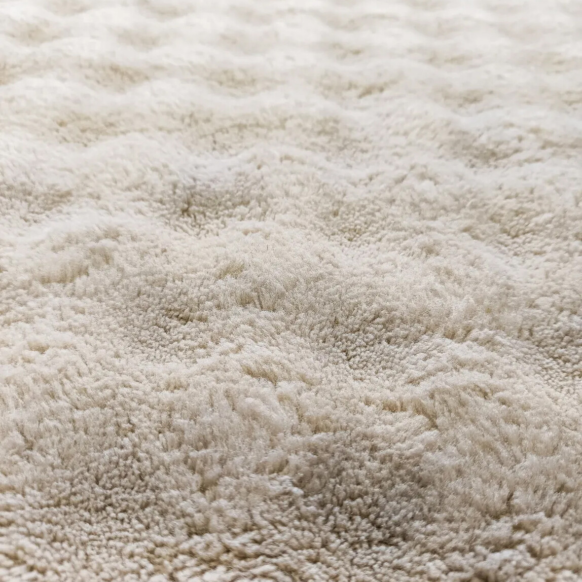    Crea Krem Mantar Post Ebatlı Halı 80x250 cm 