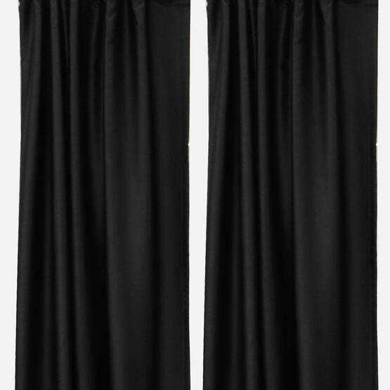 Elegance Eco Blackout Fon Perde Siyah